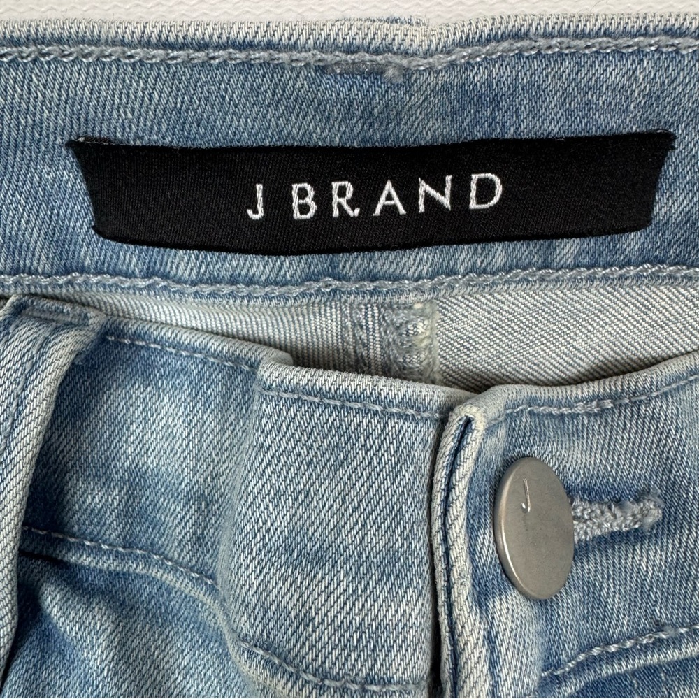 J Brand high rise light blue denim cut off jean shorts - size 31 - Picture 4 of 10